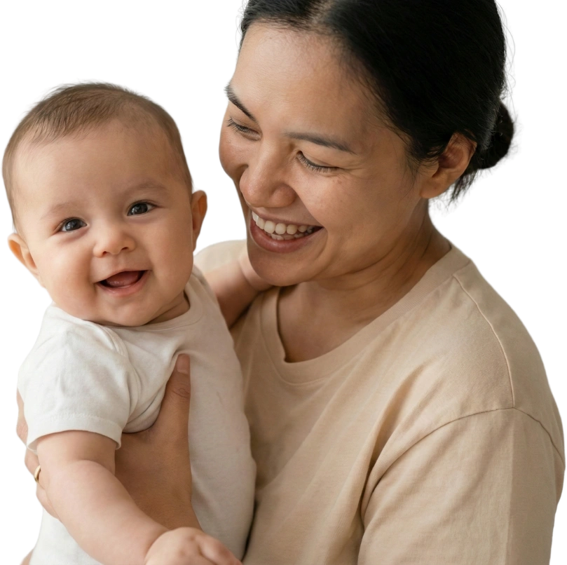 Mama menyiapkan MPASI untuk bayi