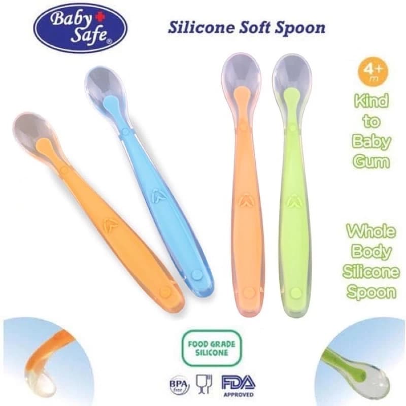 BabySafe Silicone Soft Spoon