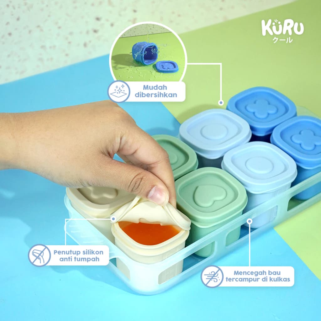 KURU Baby Silicone Food Container